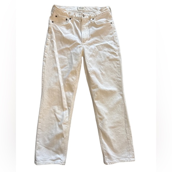 Agolde Denim - Agolde Women's Straight Leg Kaye White Jeans 27